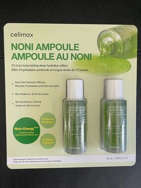 NEW! celimax THE REAL NONI ENERGY AMPOULE DUO SET (50 ml /1.69 fl. oz. X 2)